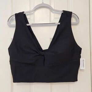 NWT Old Navy PowerSoft twist longline sports bra - 2X